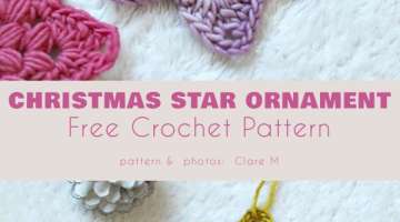 3 Easy Christmas Star Ornament Patterns for Beginners
