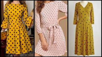 Trending hot selling Polka-dot Printed dresses ideas 2021