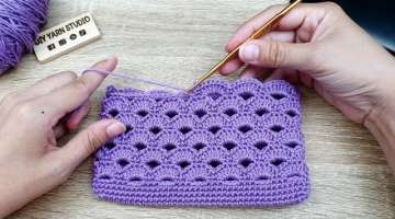 How to Crochet Purse with Arcade Stitch | Woolen Craft 
