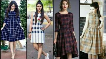 Top trendy and stylish designer casual dress ll Aline/skater/midi dress l frock for stylish girls