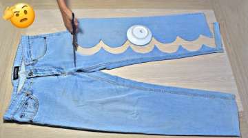 Awesome and Creative Idea From Old Men's Jeans ll Diy Idea from old Jeans...