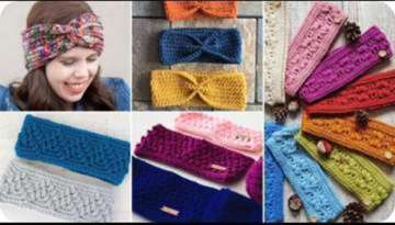 Patterned Colorful and Comfortable Crochet Ear Warmers