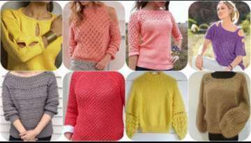 Knitting women's blouse models 2