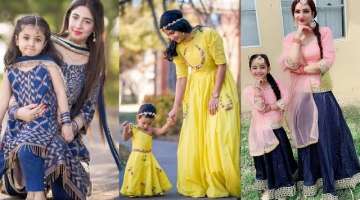 Matching mother daughter dresses 2020 || Mom and kid outfit ideas
