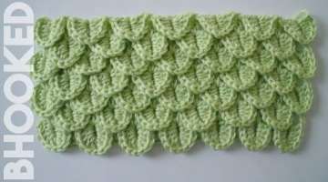 How To Crochet the Crocodile Stitch