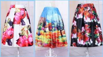 very impressive and attractive vintage style floral hipp wrap women sheath skirts