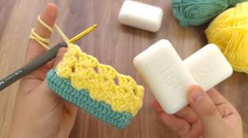 Crochet this for my soap and fell in love with the result! DIY