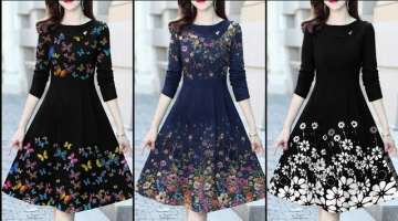 Most Attractive And Hot Selling Fashionable Floral prints Aline/Skater Dresses @The Style Corner