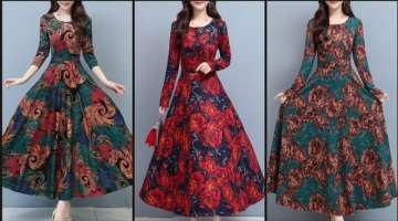 New Style's Women's Floral Print Maxi Dress Design 2021