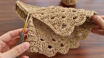 MUY BONİTO BEAUTIFUL Very useful crochet knitted bag 