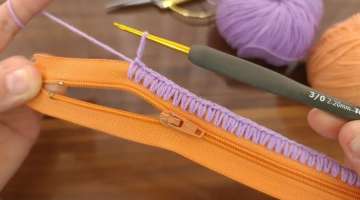 Wow! SUPER SO EASY EVERYONE CAN DO IT! I crochet it for MY ZIPPER and fell in love with the resul...
