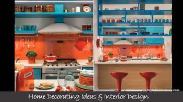 Blue and red kitchen design | Interior styles & picture guides to create & maintain beautiful