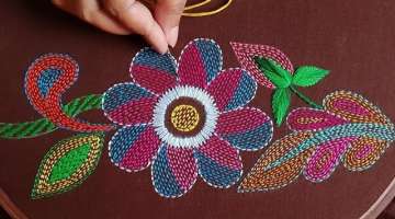 Nokshi Katha, Hand Embroidery Traditional Bangladeshi Nokshi Katha Stitch Tutorial