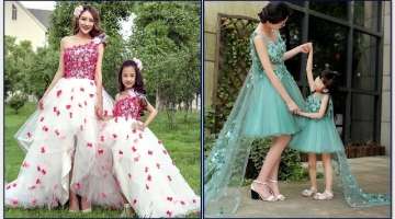 WOW! Mother and Daughter Matching Dresses | Mother and Daughter Party Wear Outfit Ideas.