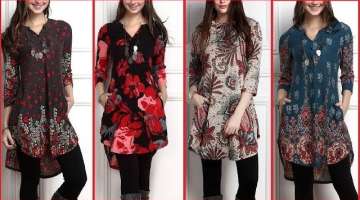 Top Beautiful & Stylish Daily Wear Kurti / Long Shirt Designs For Girls/ Women