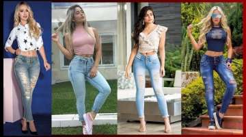 Hermosos jeans de moda 2020 jeans en tendencia para mujer
