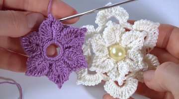 Trendy Crochet/Delicate and Magic FLOWER crochet /Author's crochet design