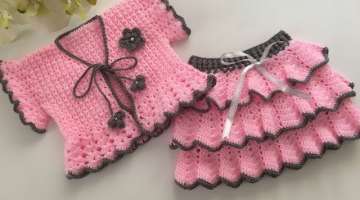 Fırfırlı 3 Katlı Bebek Eteği Nasıl Yapılır/Baby Dress/Baby Skirt