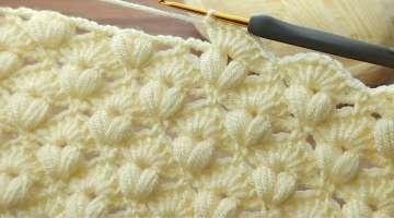 Super Easy Crochet Baby Blanket For Beginners online Tutorial #crochet