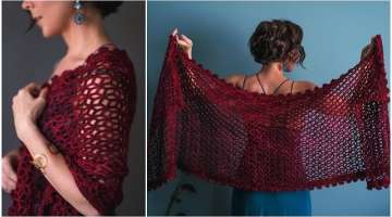 Step-by-Step: How to Crochet a Super Easy, Flower Inspired Shawl! Beginner Level Pattern 