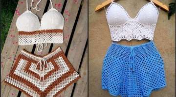 New Arrival Summer Casual Crochet Bikni Set/Crochet Outing & Summer Dresses