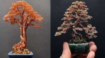 Top 10 Amazing DIY Ideas - How To Make Bonsai Tree Wire Copper