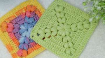 Very Easy Granny Square crochet pattern for beginners. crochet stitch
