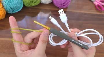 Wow! INCREDIBLE IDEA ! Look what I did with the cable I found in the trash!