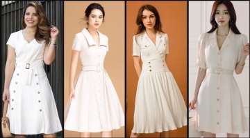 Most Attractive Stylish And Trendy Designer Casual White Dresses Collection