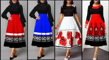 Top Classy Attractive And Stylish Designer Printed Long Skirt /Maxi Dresses For Stylish Girls