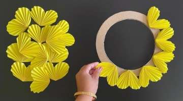 Beautiful Paper Flower Wall Hanging Craft/Paper craft For Home Decoration 