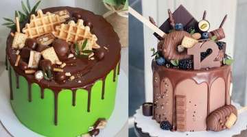 Creative Ideas Fancy Chocolate Cake Recipes | So Yummy Chocolate Cake Decorating Ideas