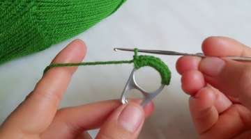 How to crochet knitting/Great idea with metal can lids
