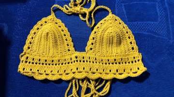 Crochet bikini top (Tutorial) DIY SUMMER BIKINI